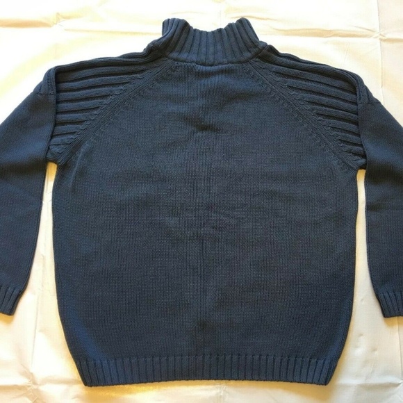 Weatherproof Men's XL blue sweater zip up NEW - Picture 6 of 7
